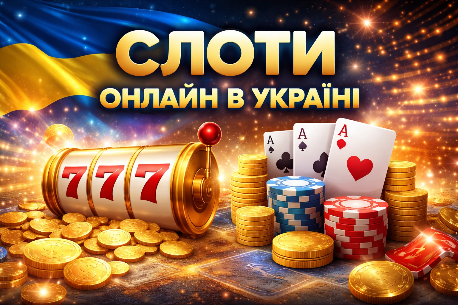 Слоти онлайн в Україні — ігрові автомати з бонусами та фріспінами